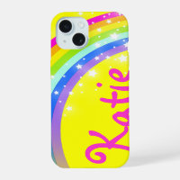 Rainbow-Gelber Himmel und Sterne individuelle Name