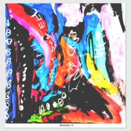 Rainbow gemischt aufkleber