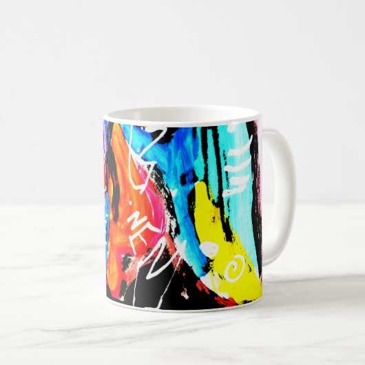 Rainbow gemischt kaffeetasse (VorderseiteRechts)