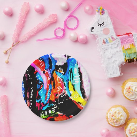 Rainbow gemischt pappteller (Party)