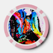 Rainbow gemischt pokerchips (Rückseite)