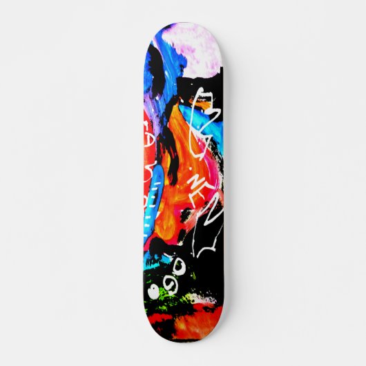 Rainbow gemischt skateboard (Vorne)