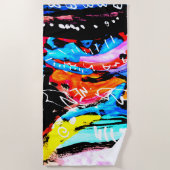 Rainbow gemischt strandtuch (Vorderseite)