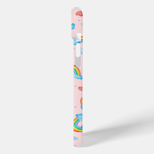 Rainbow Gemustert Case-Mate iPhone Hülle (Rückseite / Links)