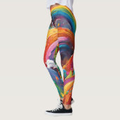 Rainbow Gemusterte Leggings (Links)