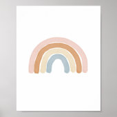 Rainbow Gender Neutral Baby Kinderzimmer Decor Poster (Vorne)