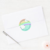 Rainbow Gender Neutral Baby Shower Stickers (Umschlag)