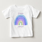 Rainbow Gender Neutral Baby T-shirt (Vorderseite)
