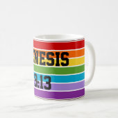 Rainbow Genesis 9:13 Kaffeetasse (VorderseiteRechts)