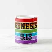 Rainbow Genesis 9:13 Kaffeetasse (Mittel)