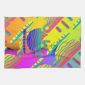 Rainbow Geo Bold Geschirrtuch (Horizontal)