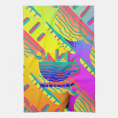 Rainbow Geo Bold Geschirrtuch (Vertikal)