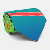 Rainbow Geo Bold Krawatte (Gerollt)