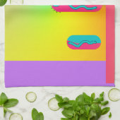 Rainbow Geo Mix Geschirrtuch (Gefaltet)