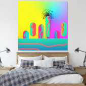 Rainbow Geo Spektakulär Leinwanddruck (Insitu (Schlafzimmer))