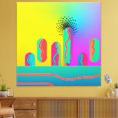 Rainbow Geo Spektakulär Leinwanddruck (Insitu (Wohnzimmer))