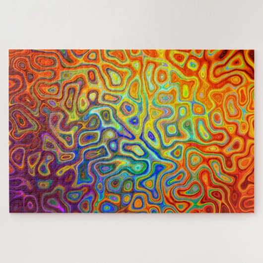 Rainbow-Geode-Puzzle Puzzle (Horizontal)