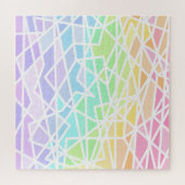 Rainbow Geometric Challenging Jigsaw Puzzle (Horizontal)