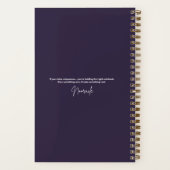 Rainbow Geometric Elephant Cosmic Forest Journal Notizblock (Rückseite)