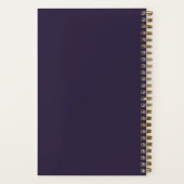 Rainbow Geometric Elephant Cosmic Forest Journal Notizblock (Rückseite)