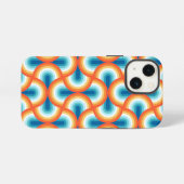 Rainbow Geometric Muster iPhone Hülle (Rückseite (Horizontal))