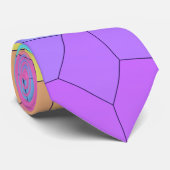 Rainbow Geometric Neck Tie Krawatte (Gerollt)