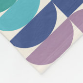 Rainbow Geometric Shapes Fleecedecke (Ecke)