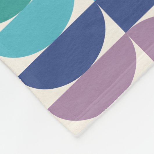 Rainbow Geometric Shapes Fleecedecke (Ecke)