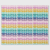 Rainbow Geometric Shapes Geschenkpapier (Flach)