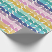 Rainbow Geometric Shapes Geschenkpapier (Ecke)