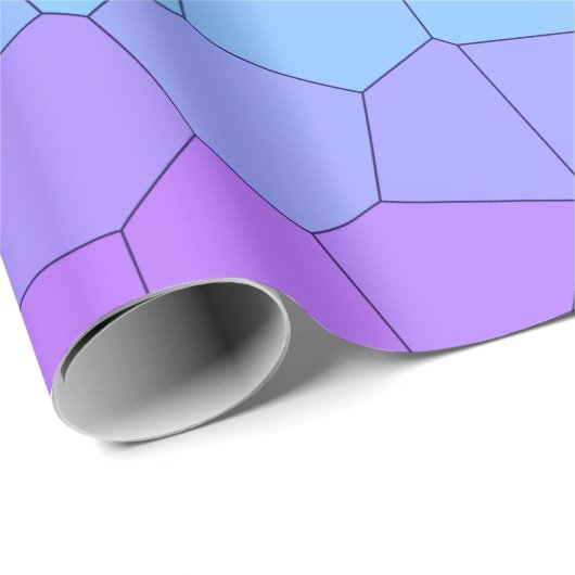 Rainbow Geometric Wrapping Paper Geschenkpapier (Rolleneckpunkt)