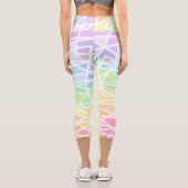 Rainbow Geometrics Capri Leggings (Rückseite)