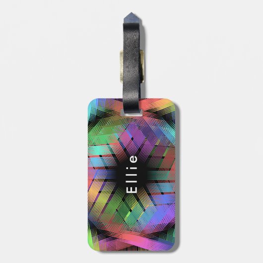 Rainbow Gepäckanhänger (Rückseite vertikal)