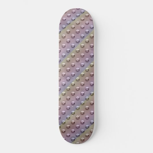 Rainbow-gepunktete Industriemetalplatte Skateboard (Vorderseite)