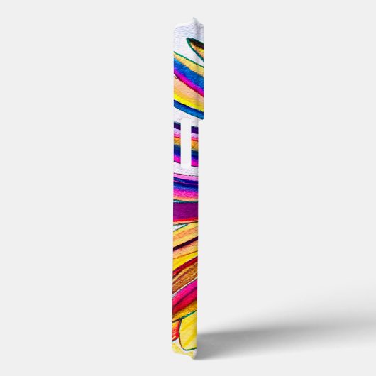 Rainbow gerbera farbenfrohe Blume Case-Mate iPhone Hülle (Rückseite / Rechts)