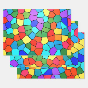 Rainbow Geschenkpapier Set