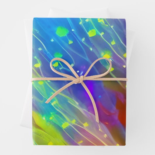 Rainbow Geschenkpapier Set (Beispiel)
