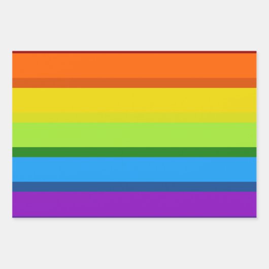 Rainbow Geschenkpapier Set (Vorderseite)