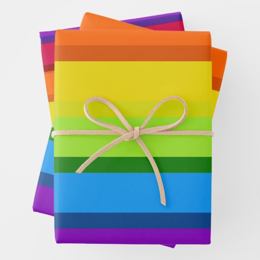 Rainbow Geschenkpapier Set (Beispiel)