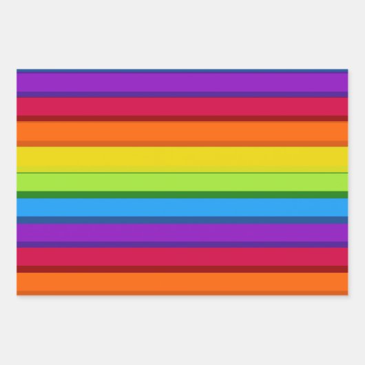 Rainbow Geschenkpapier Set (Vorderseite 3)