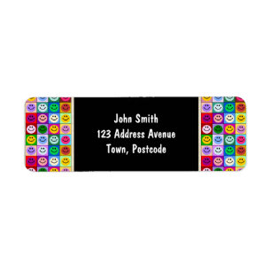 Rainbow-Gesichtsquadrate