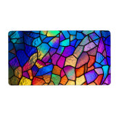 Rainbow-gestanztes Glasmuster (Vorne)