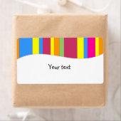 Rainbow-gestreiftes Design (Insitu)
