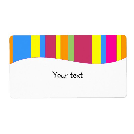 Rainbow-gestreiftes Design (Vorne)
