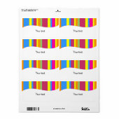 Rainbow-gestreiftes Design (Vorne)