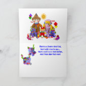 RAINBOW "Get Well bald!" Karte (Innenseite)