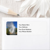 Rainbow Geyser Yellowstone w/Famous Emerson Quote (Insitu)