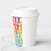 Rainbow Ghosts Pappbecher (Links)