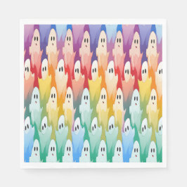 Rainbow Ghosts Serviette