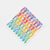 Rainbow Ghosts Serviette (Ecke)